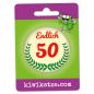 Preview: Ansteckbutton Endlich 50 an Eurolochkarte